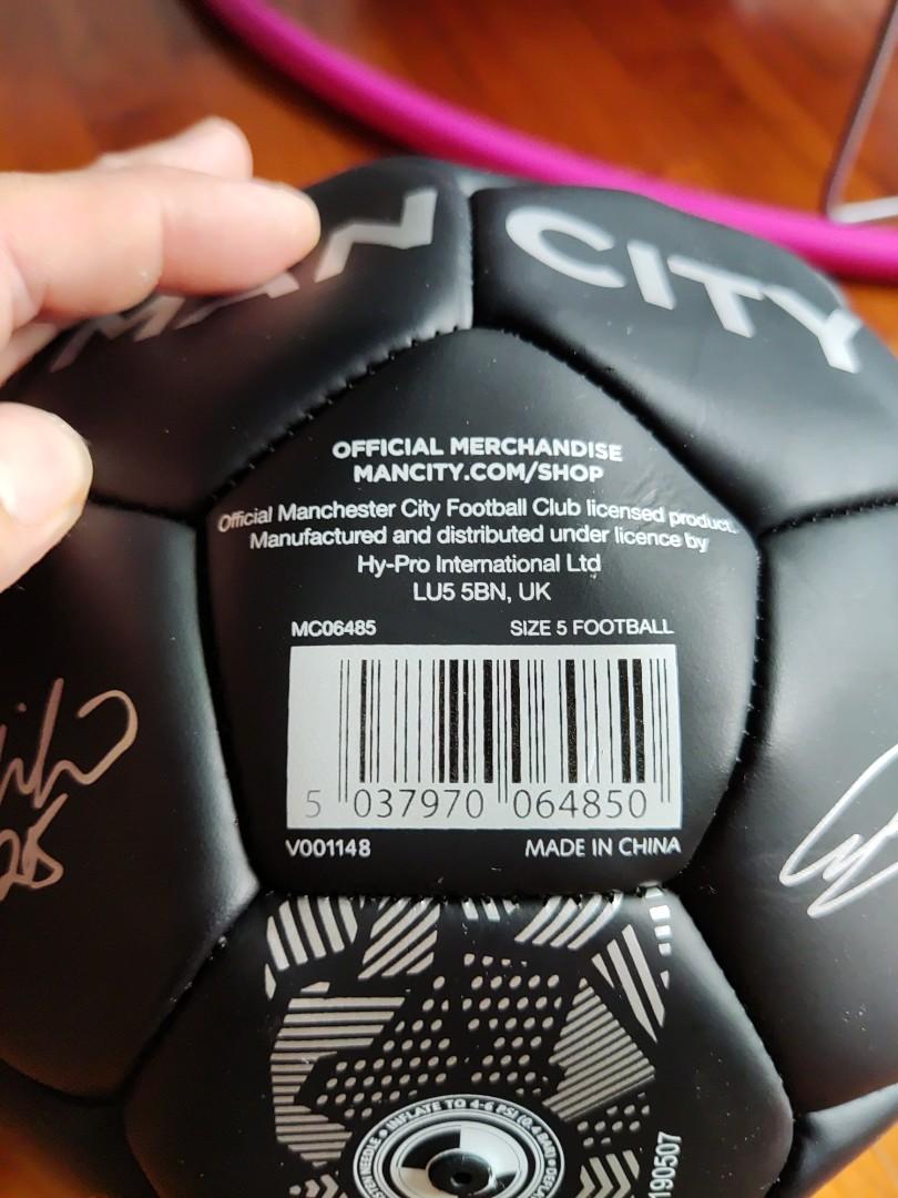  Official Manchester City FC Soccer Ball, Size 5