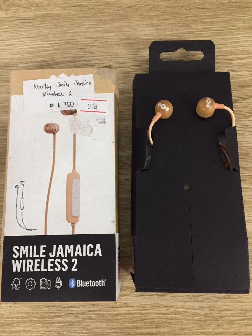 Marley Smile Jamaica Wireless 2 (Category: Earphones) located in Muntinlupa City. Submitted by aussie.surplustore (Listing ID 1178257904, Image 3). Description: Marley Smile Jamaica Wireless 2 available color -peach -black Price: 1,750 📌 Items are from Australia SURPLUS/USED or MALL PULL OUT Tested and Working 📍MODE OF PAYMENT: GCash or Bank Transfer NO COD TRANSACTION Payment first only. 👉Shipping: Via Lalamove, Gogo Express and Ap Cargo. .