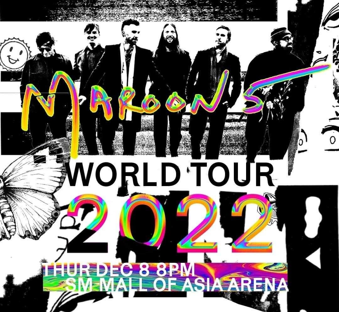 maroon 5 world tour 2022 asia