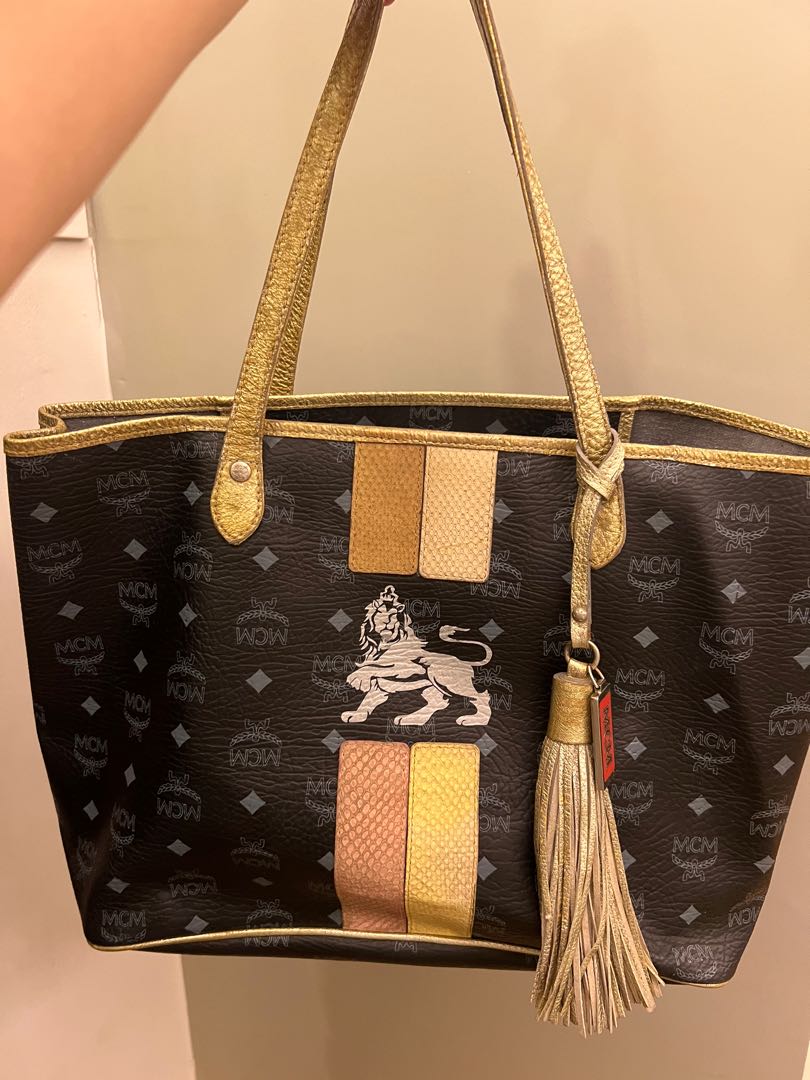 Mcm Princess Lion Tote