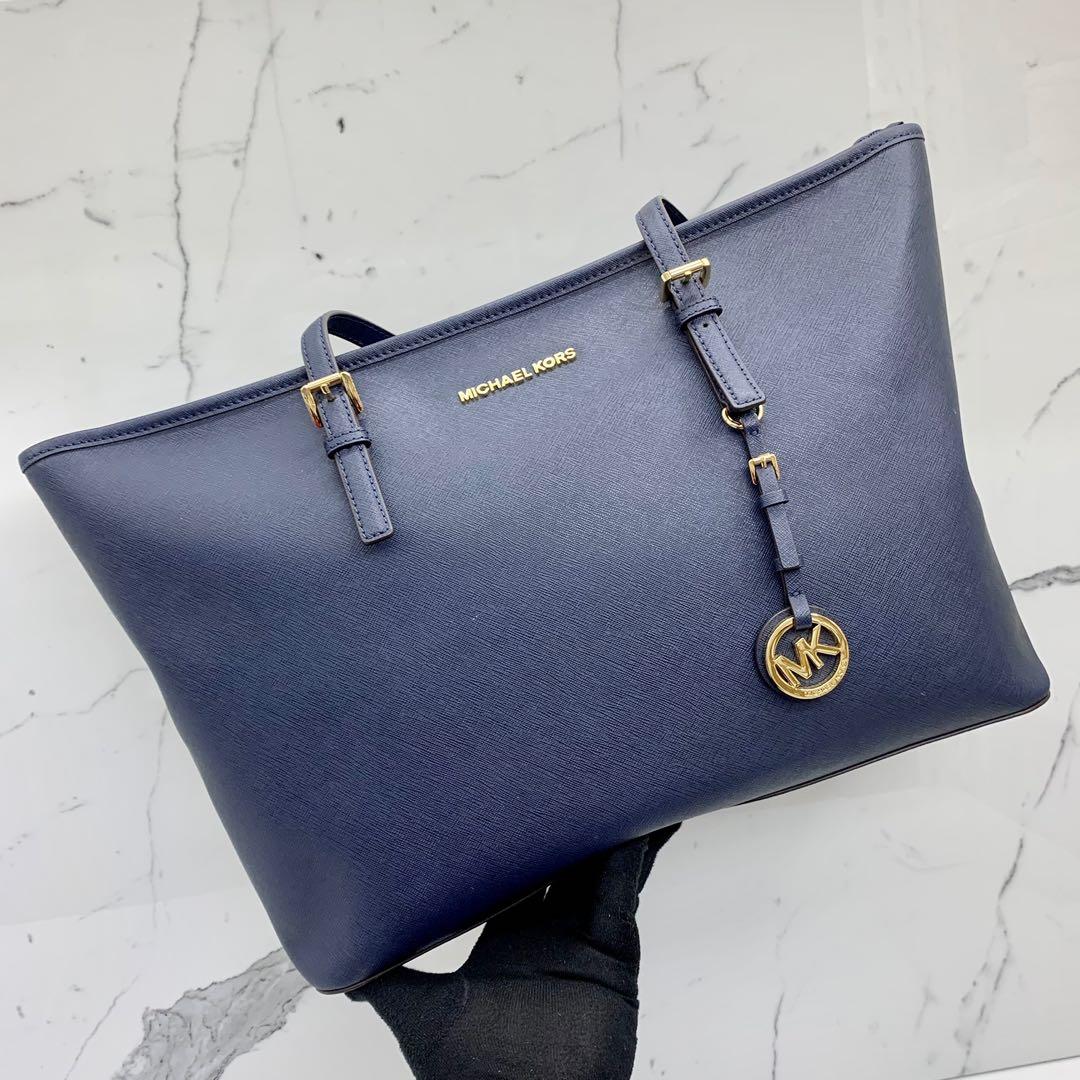 Dark blue michael kors bag online