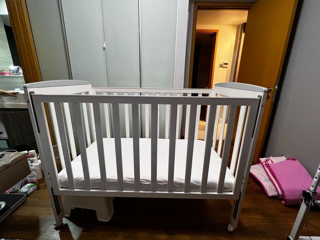 Mothercare cots (2 adjustable height and removable gate), Babies & Kids