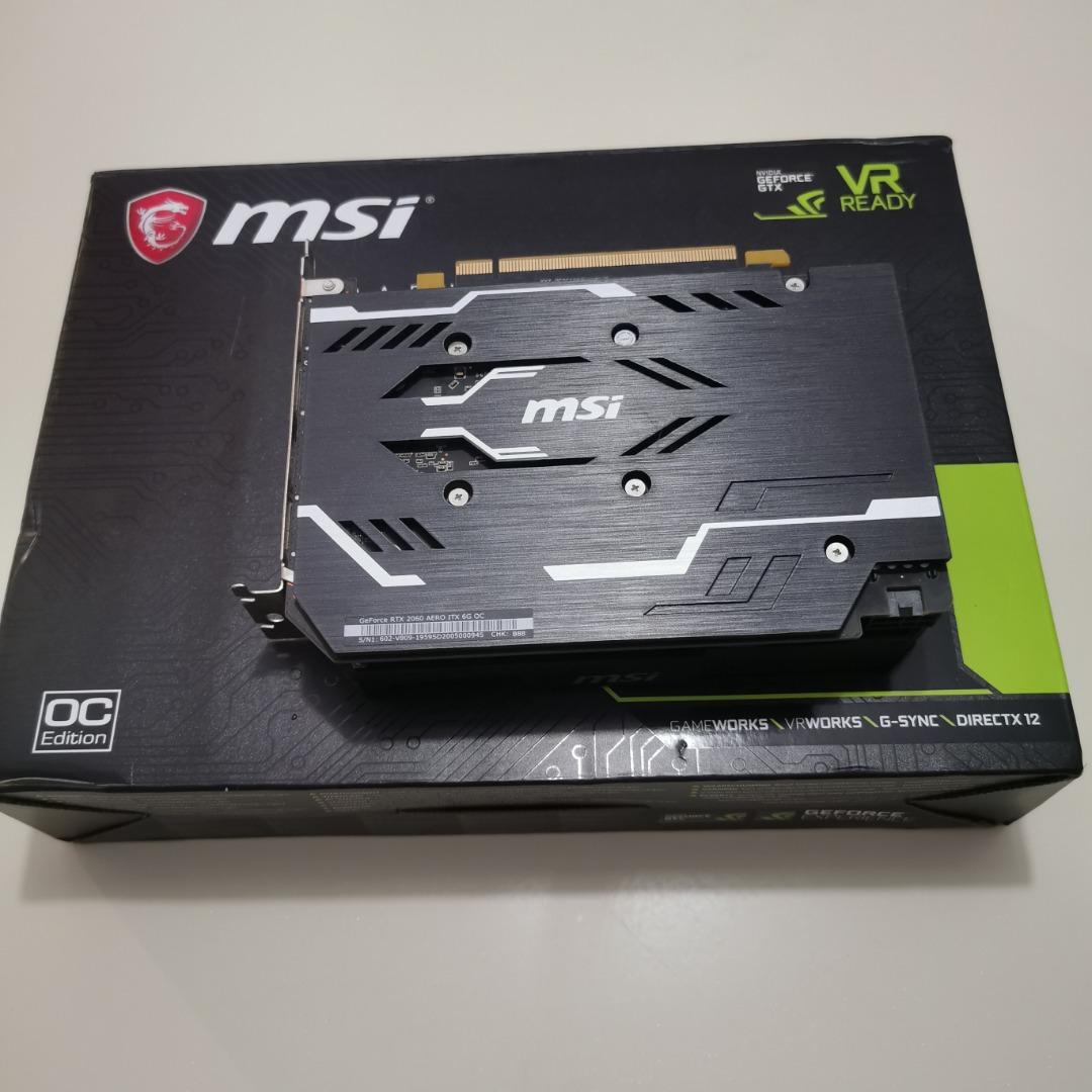 MSI GeForce RTX 2060 AERO ITX 6G OC GPU