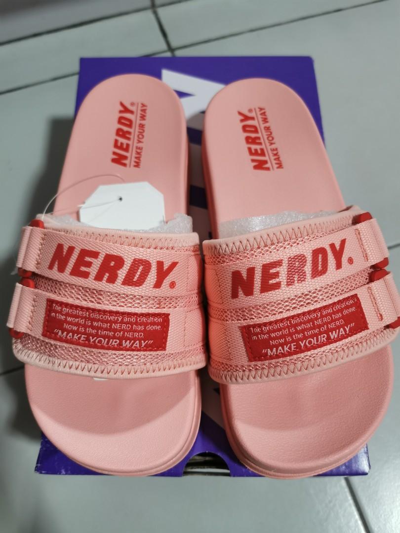 NERDY platform slide Baby Pink Women s Fashion Footwear