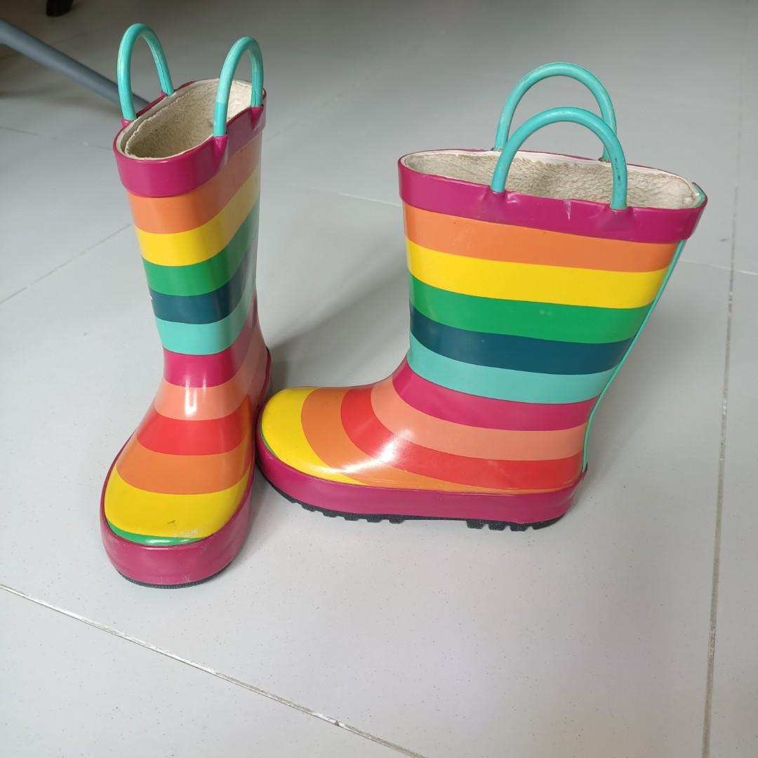 Rainbow boots best sale