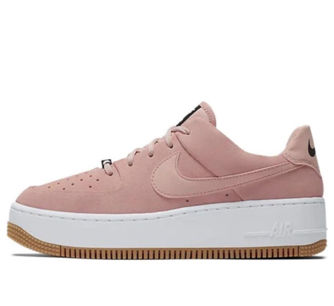 Nike Air Force 1 Pink Women s Fashion Footwear Sneakers on