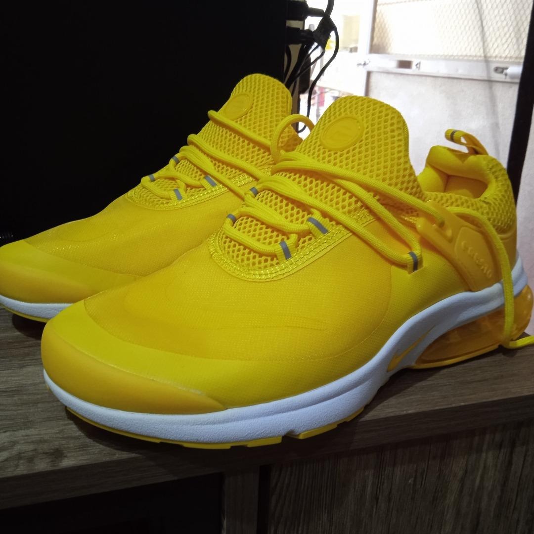 Nike presto yellow running shoes hot sale