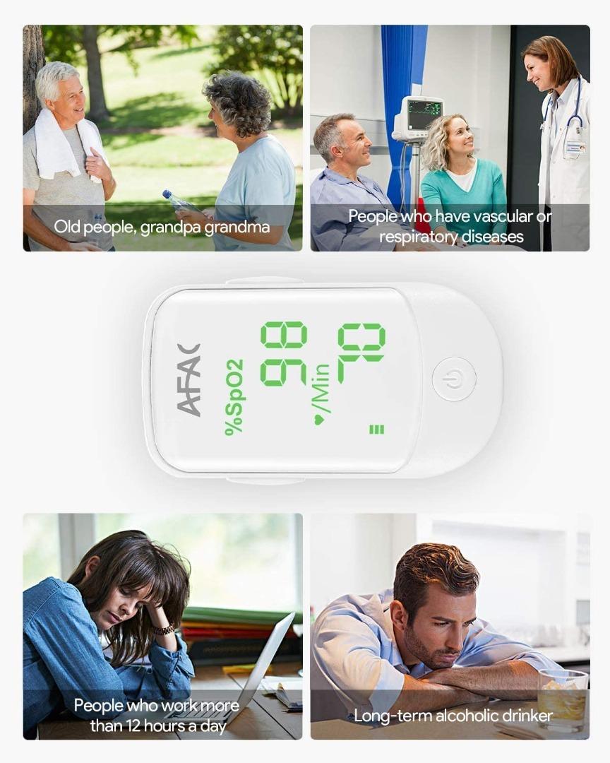 "(No battery) AFAC Oxygen Saturation Monitor, Pulse Oximeter Finger