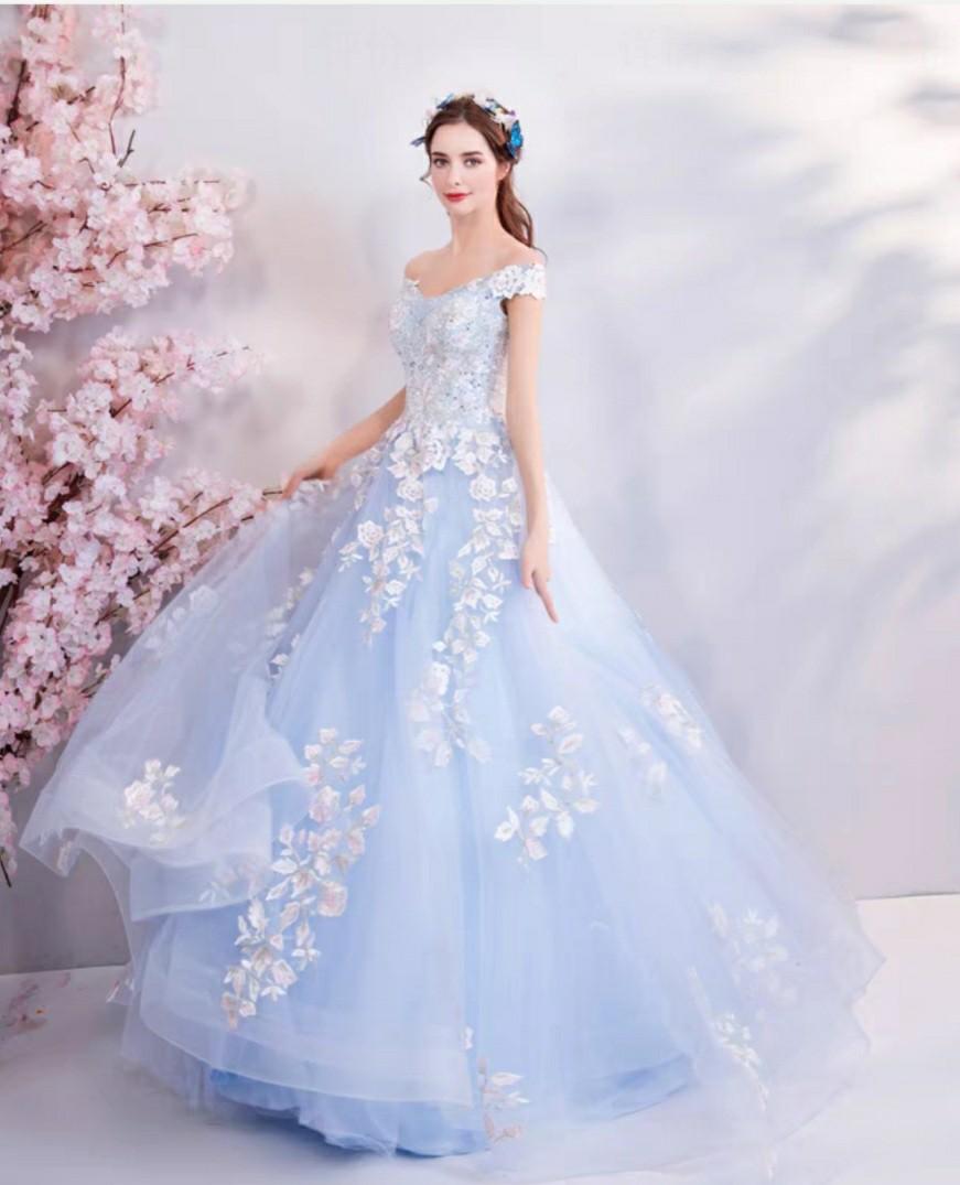 Cherry blossom outlet ball gown