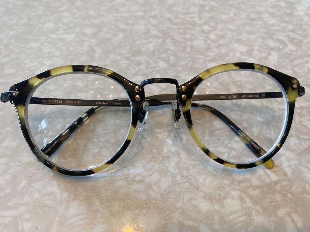 Oliver peoples limited edition 505, 男裝, 手錶及配件, 眼鏡- Carousell