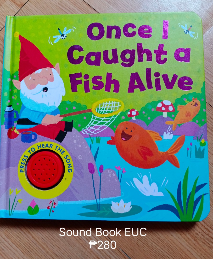 Once I Caught a Fish Alive Sound book, Hobbies & Toys, Books ...