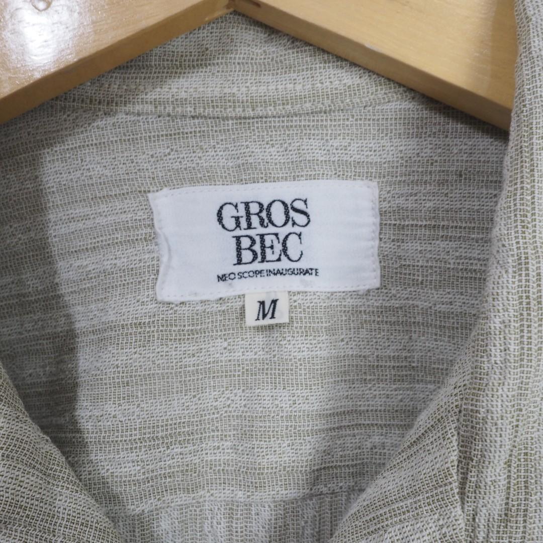 Open Collar Shirt by Gros Bec, Fesyen Pria, Pakaian , Atasan ...