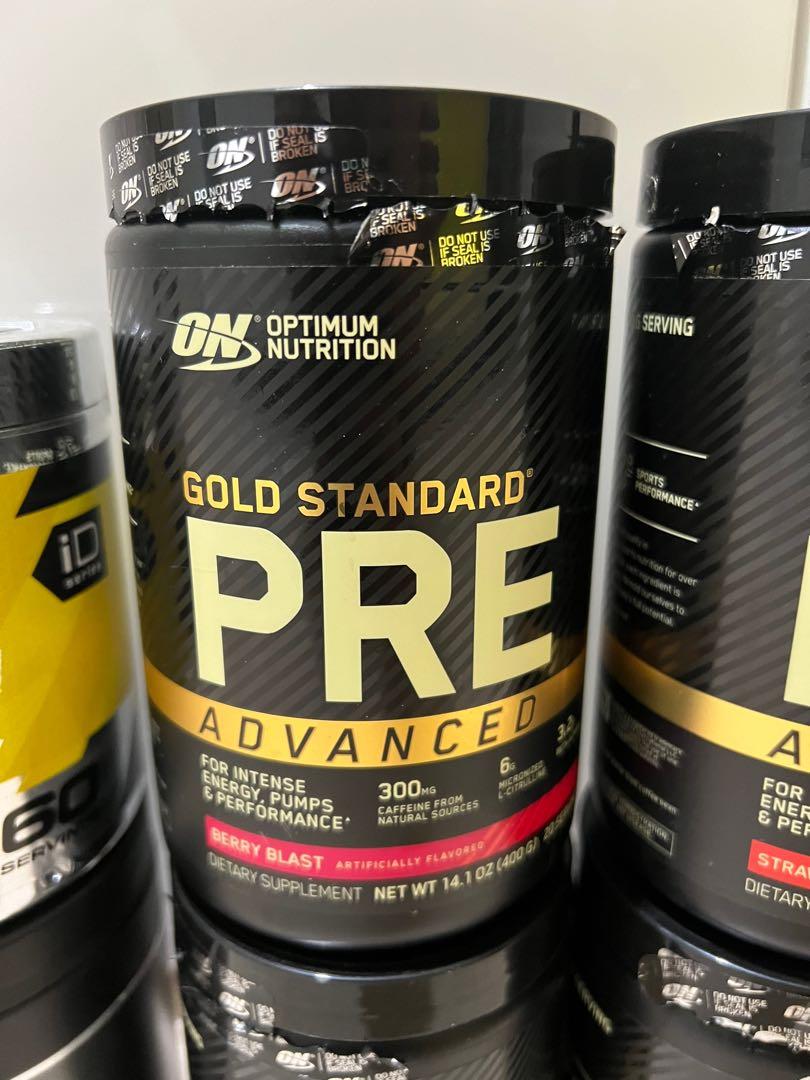 (EMPTY) Optimum Nutrition Advanced Preworkout and others; Assorted