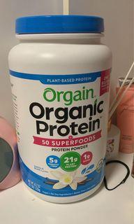 Orgain Organic Protein Powder (Vanilla Bean Flavour)