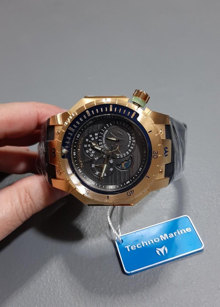 Original Technomarine Manta Diver Watch 220028, Men's Fashion, Watches ...