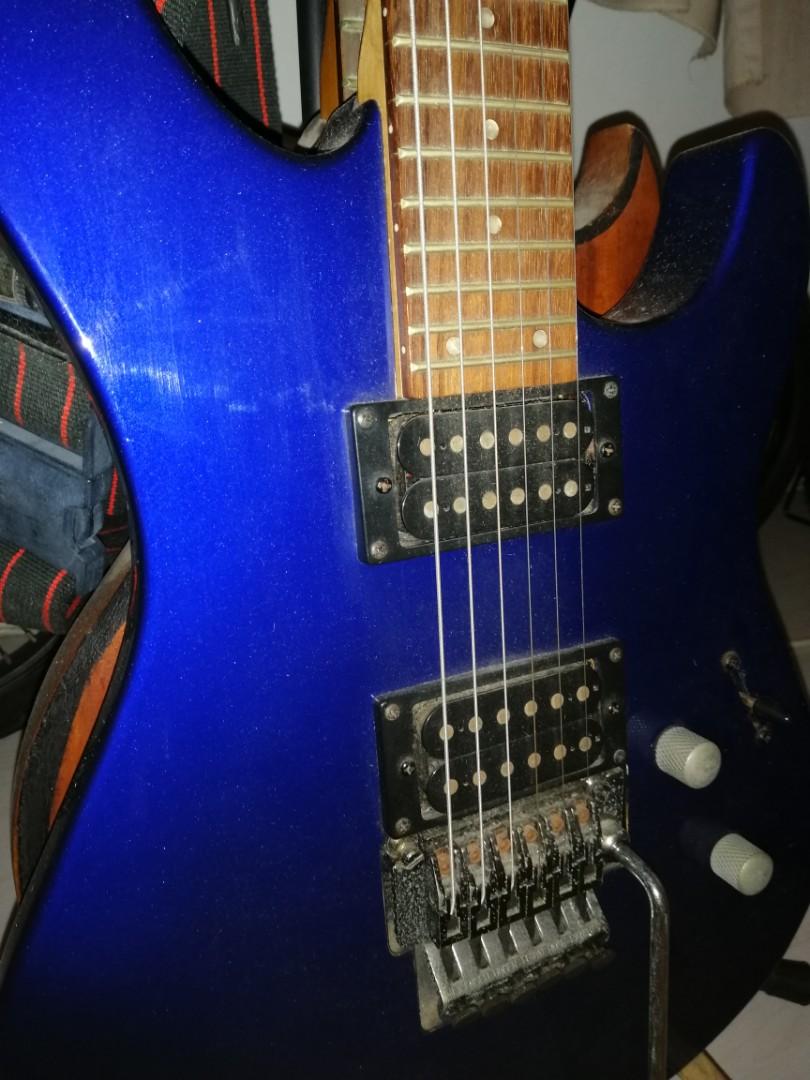 Original Yamaha RARE Electric Blue Guitar, Hobbies & Toys, Music