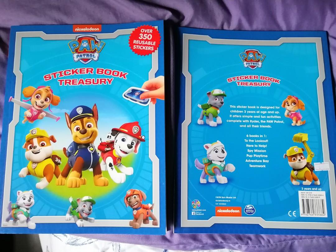Paw Patrol sticker book, Hobbies & Toys, Books & Magazines, Children's