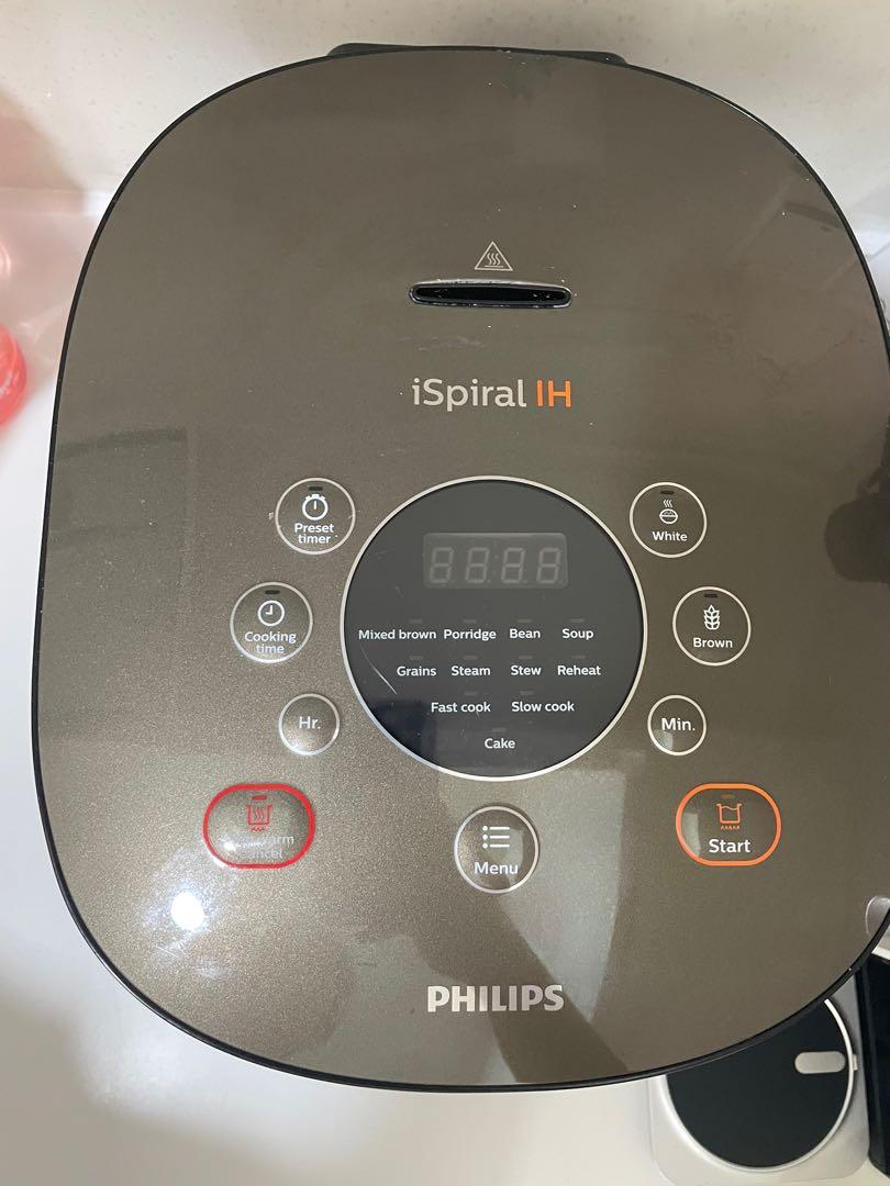 Philips HD4535 IH Rice Cooker 1.5L, TV & Home Appliances, Kitchen