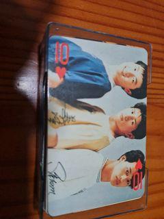 Poker cards of a old boys band, 小虎队