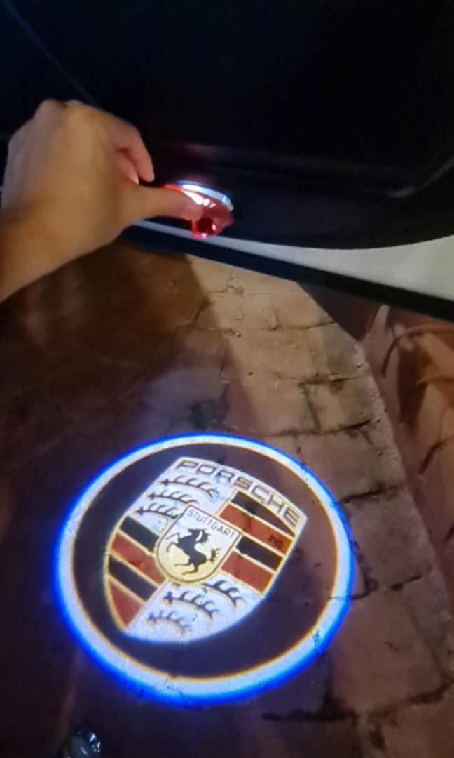 Porsche panamera 2025 logo door lights