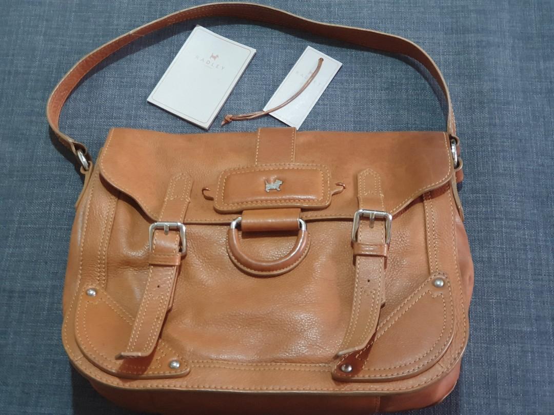 Pre loved Radley Shoulder Bag in Natural Tan Leather