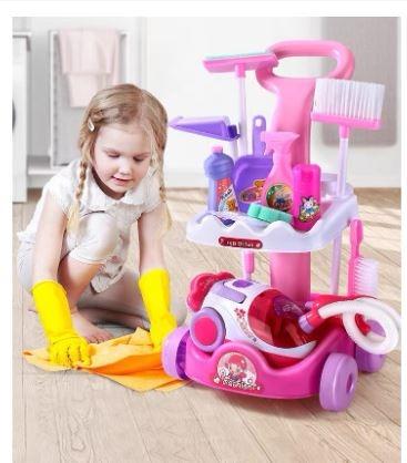 Cleaning shop trolley toy
