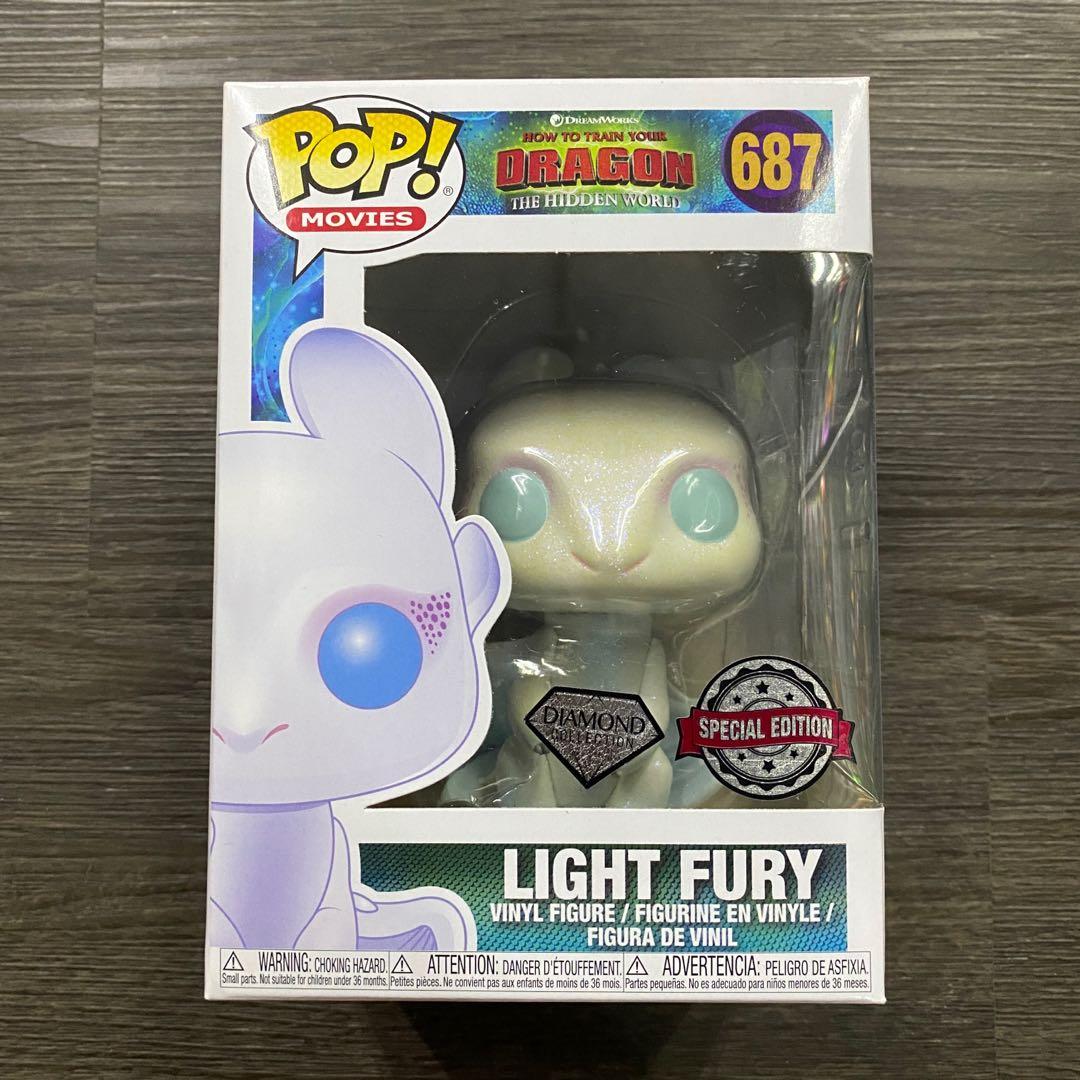 Light fury funko pop diamond online