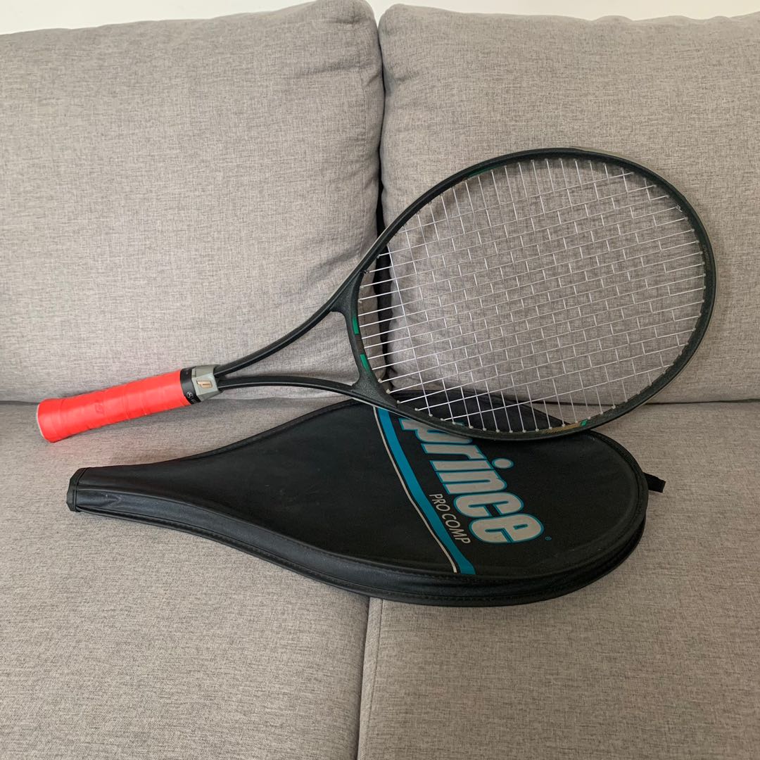 Prince Tennis Racket Pro Oversize Aerodynamic, Sports Equipment, Sports