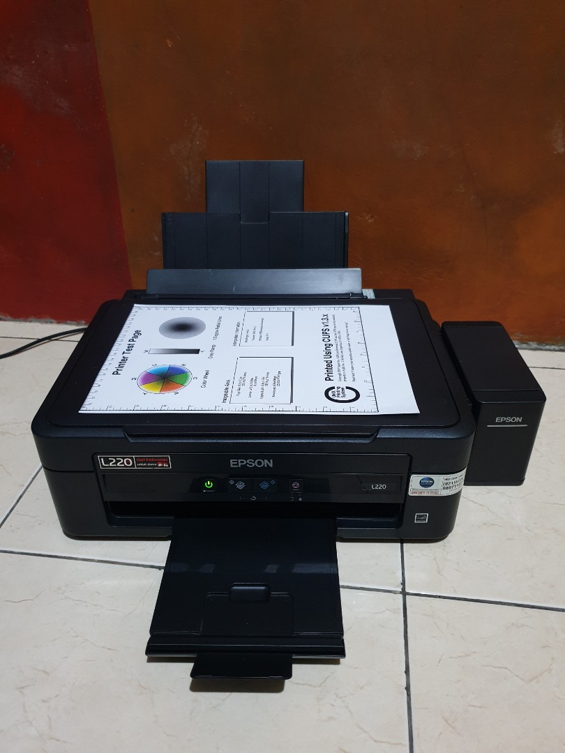 Printer Epson L220 Scan Copy A4 Mulus Normal, Elektronik, Komputer, Lainnya di Carousell