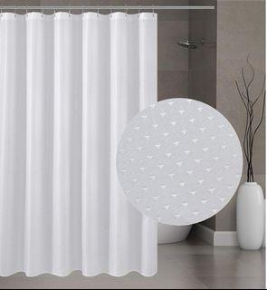 Pro Waves Textile Fabric Shower Curtain