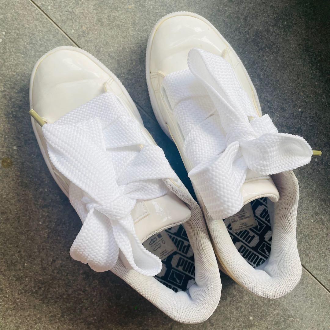Puma shoes hotsell bow tie