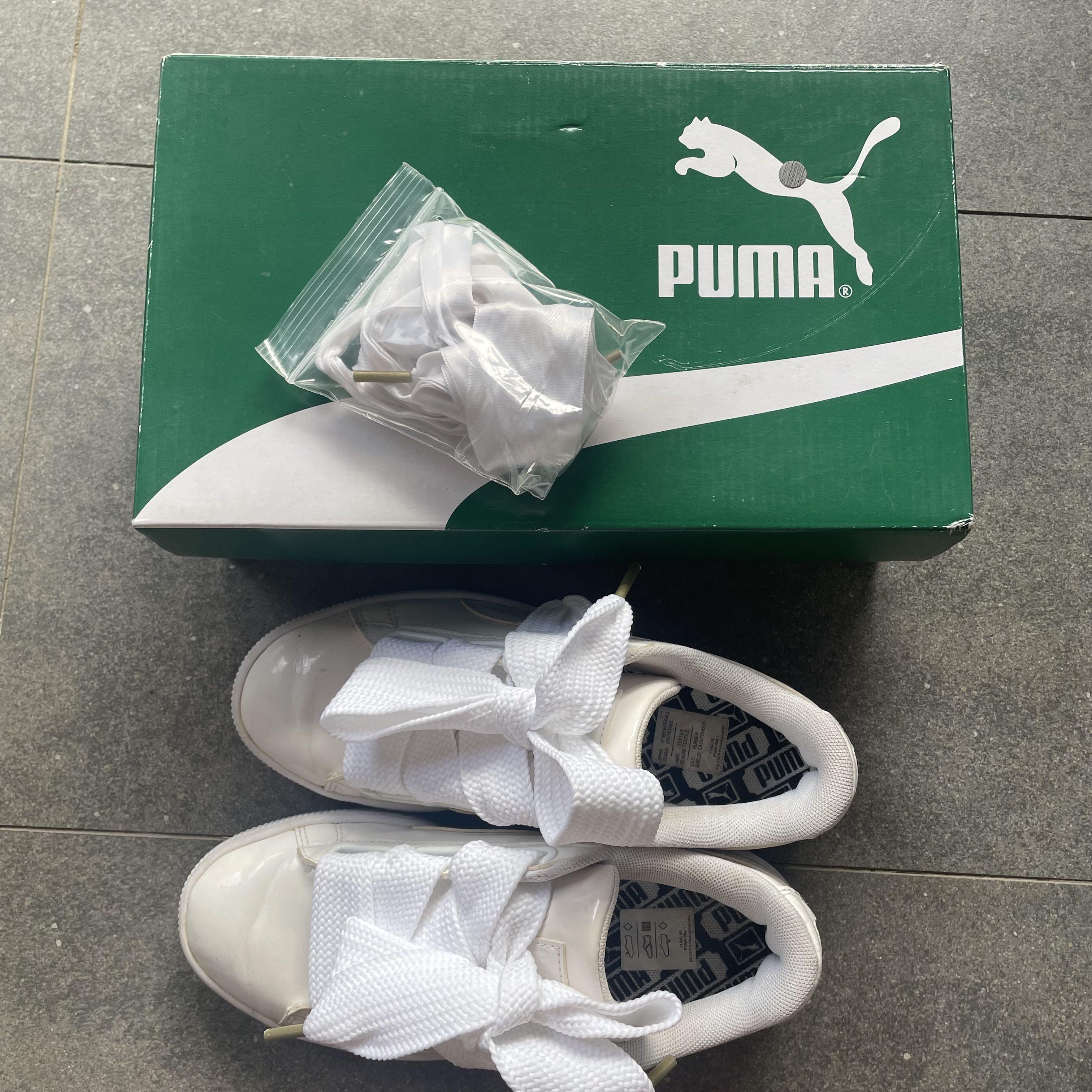 Puma sneakers deals bow tie