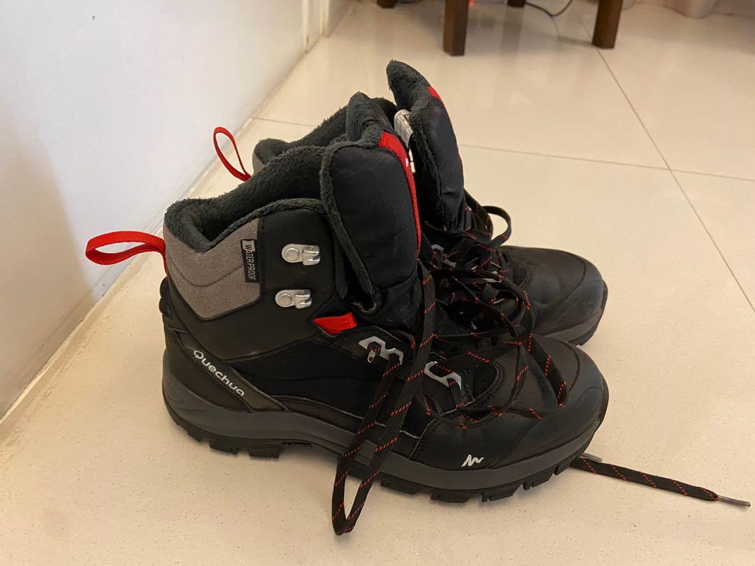 Hiking boots Quechua SH 520 X Warm, size US 8, Women's Fashion