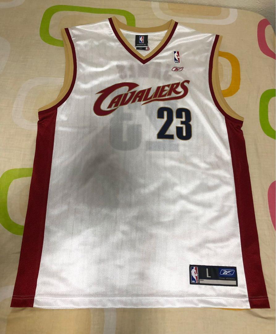 Rare New Reebok Nba Cavs LeBron James rookie year basketball jersey L