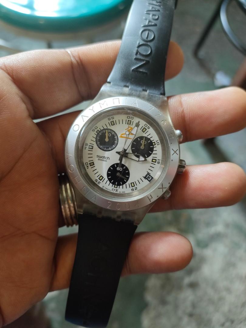 Rare swatch chrono olympic athen 2004 LE