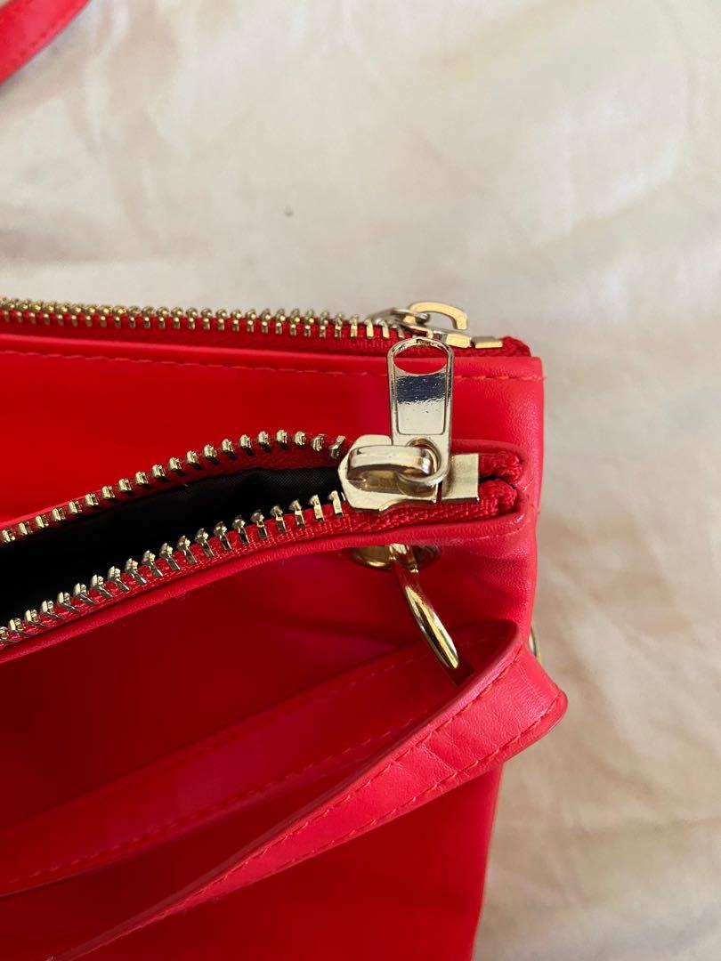 Red crossbody purse sale
