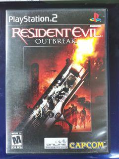 Resident Evil Outbreak File 1 (w/ Manual) Original for PS2 Playstation 2