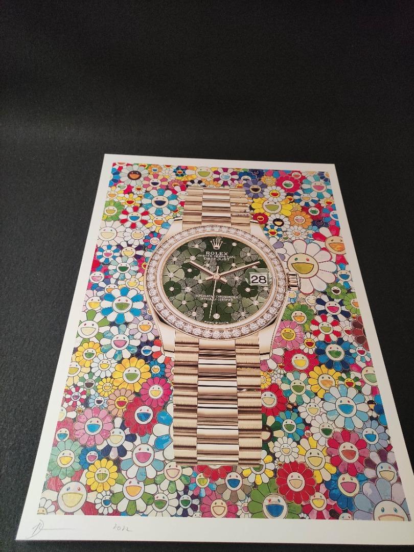 Rolex x 村上隆太陽花Death nyc 罕有藝術作品限定, 興趣及遊戲, 手作 