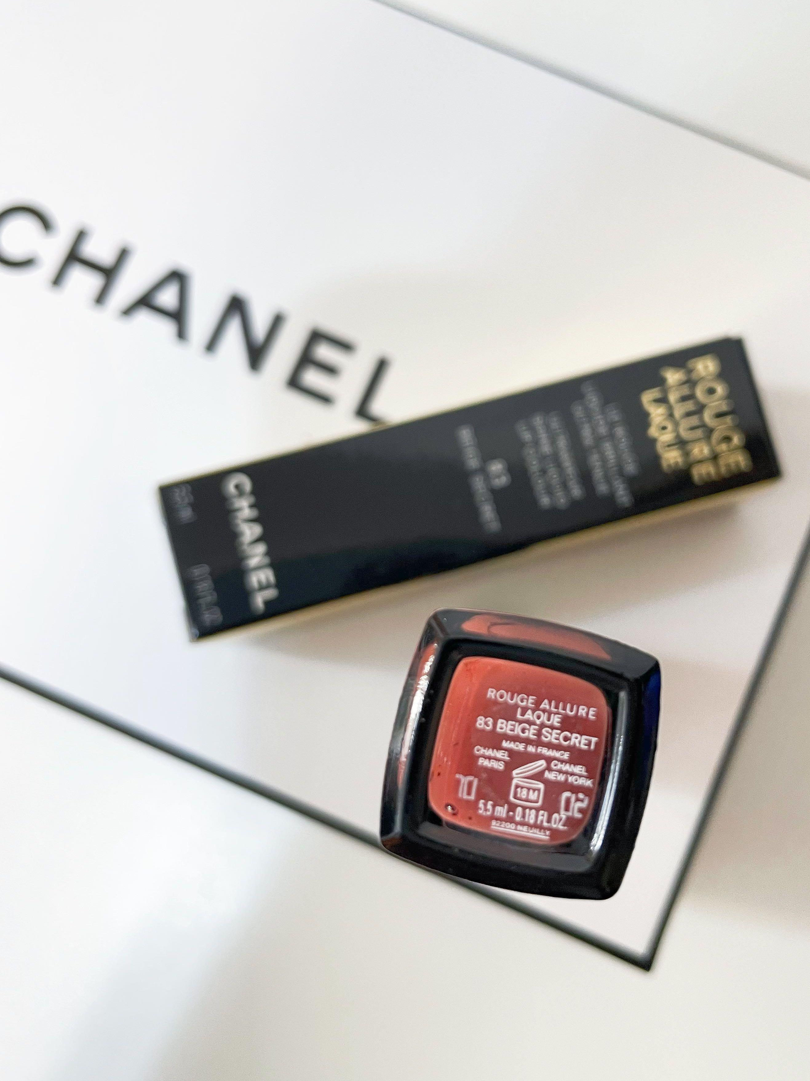 Chanel Beige Secret 83 Rouge Allure Laque 2020 Review  Swatches