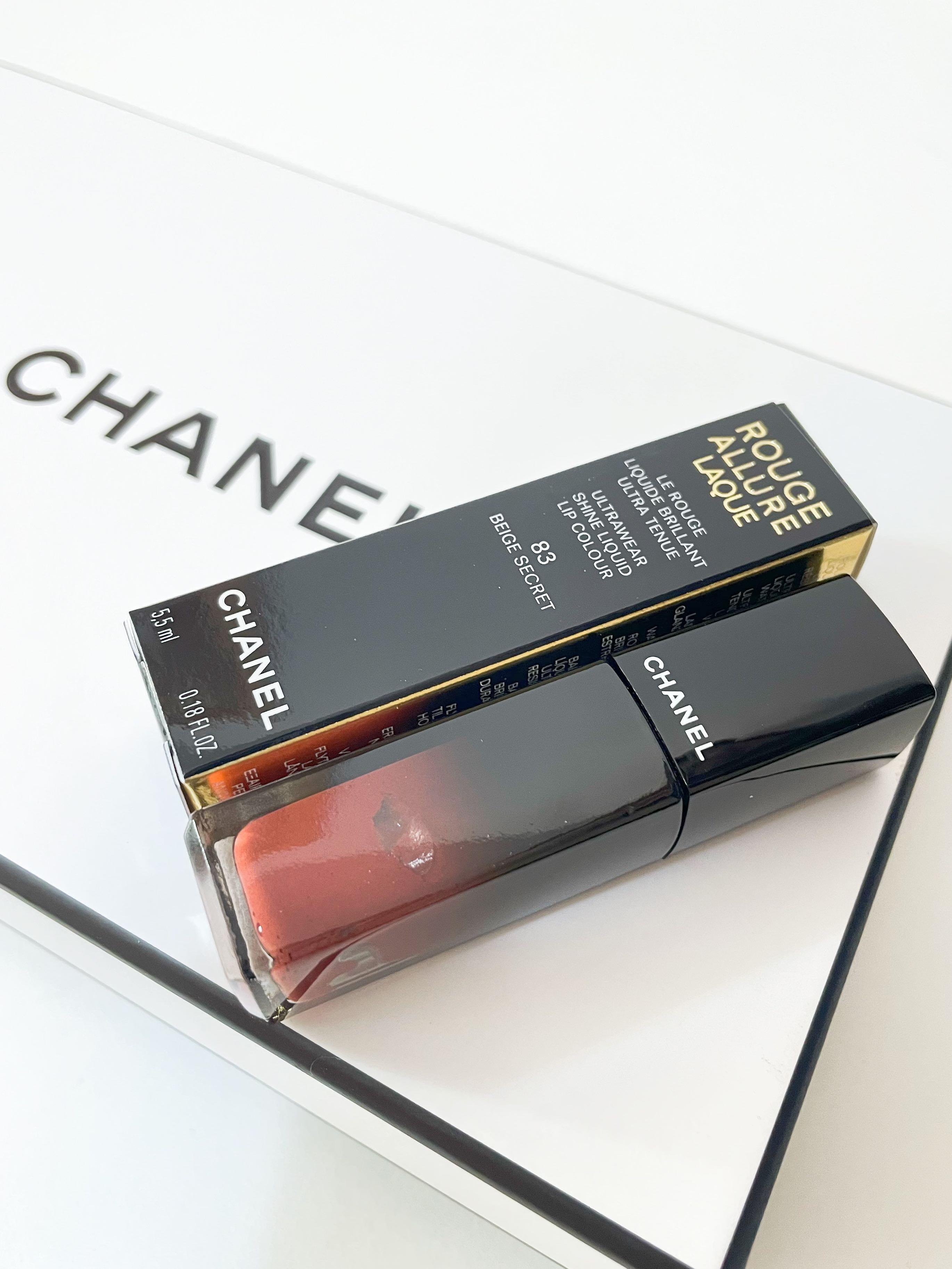 พรอมสง  Chanel rouge allure laque  83 Beige secret   LINE SHOPPING