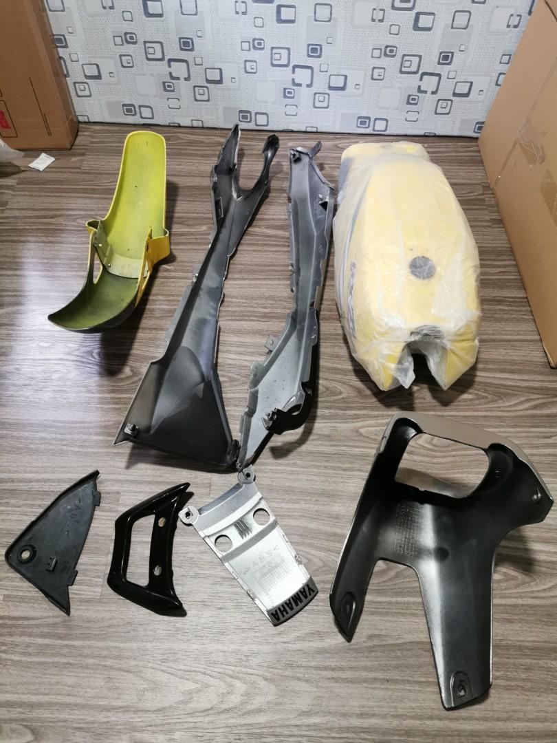 RXZ Catalyzer Yellow / Kuning Covetset HLY, Motorcycles, Motorcycle ...