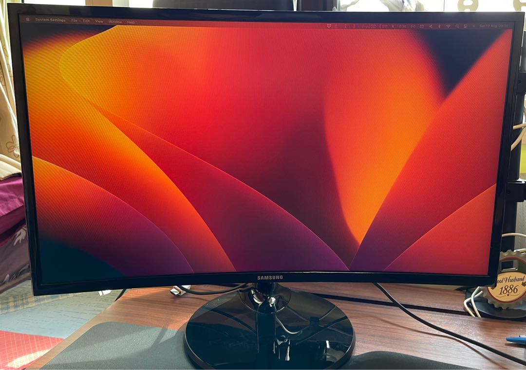Samsung curved 27” FHD monitor, Computers & Tech, Parts & Accessories