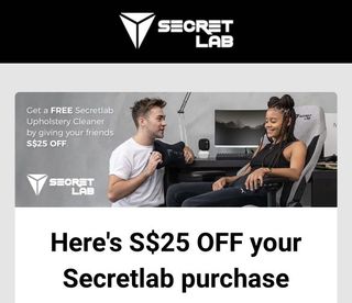 Secretlab chairs hotsell discount code
