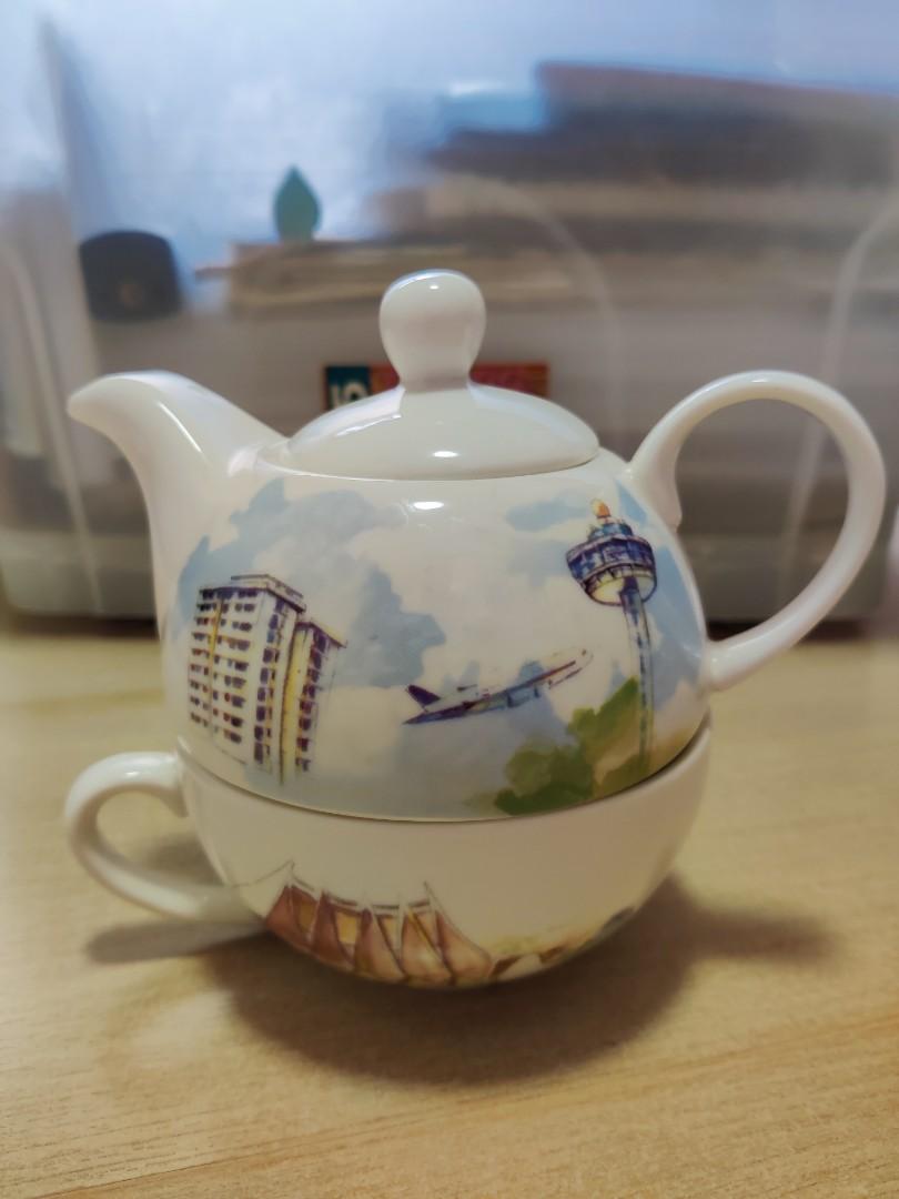Singapore Teapot, Furniture & Home Living, Kitchenware & Tableware