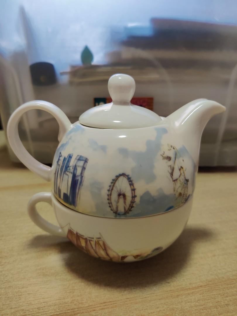 Singapore Teapot, Furniture & Home Living, Kitchenware & Tableware