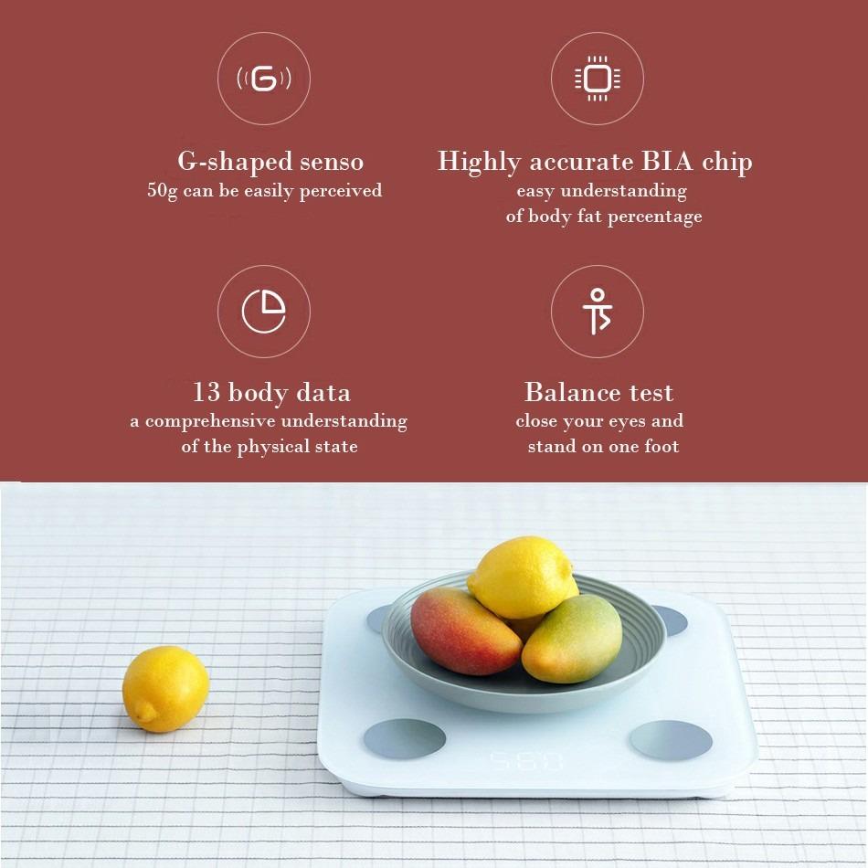 Smart Body Fat mi Scale 2 Digital Bathroom Weight Scales Weighing Scale