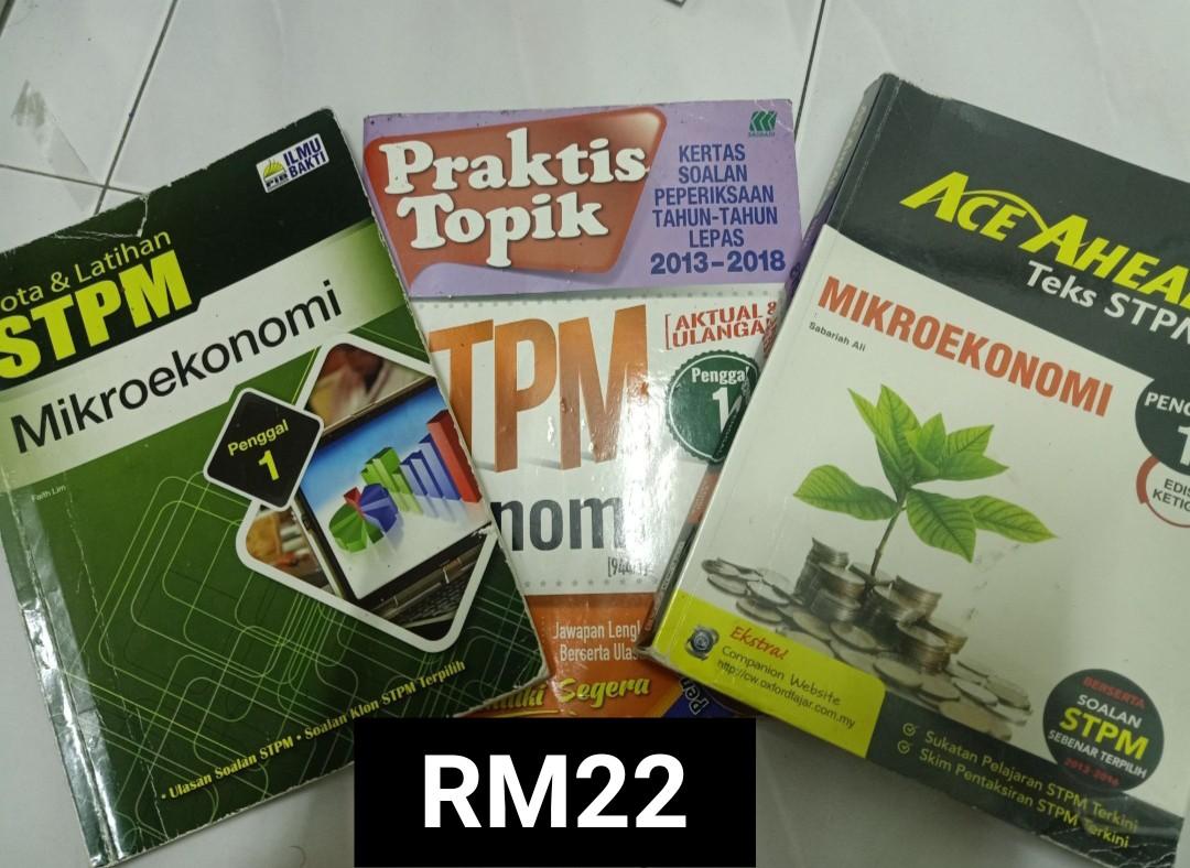 STPM EKONOMI SEM 1 TEXTBOOK , EXERCISE BOOK , PAST YEAR PAPER, Hobbies