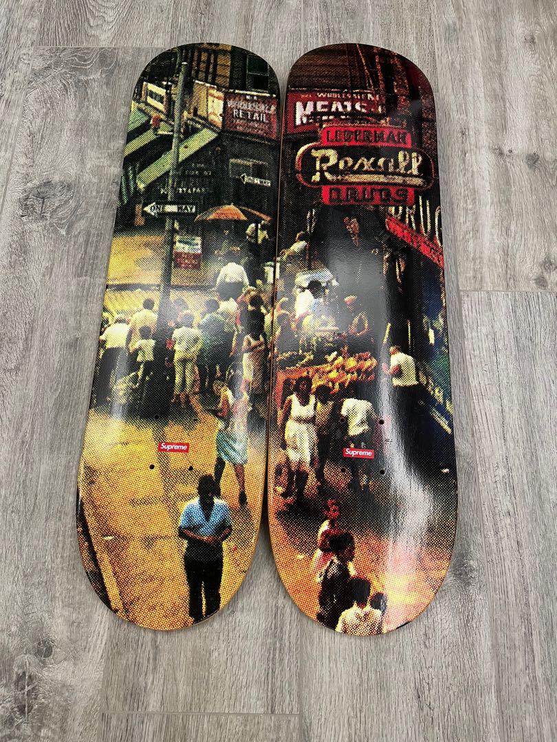 Supreme 10AW street scene deck skateboard, 興趣及遊戲, 收藏品及