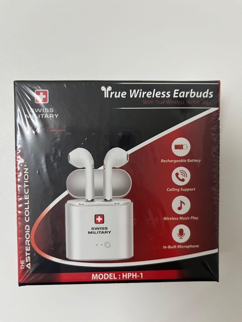 Wireless earbuds swiss best sale military