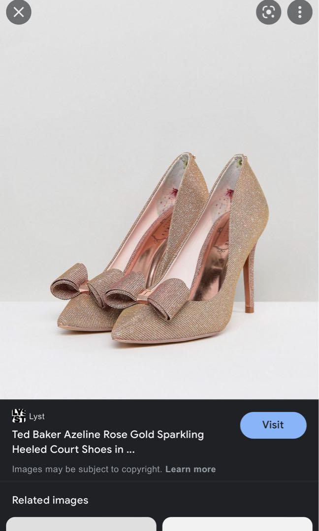 Ted Baker Metallic Golds Heels Women s Fashion Footwear Heels